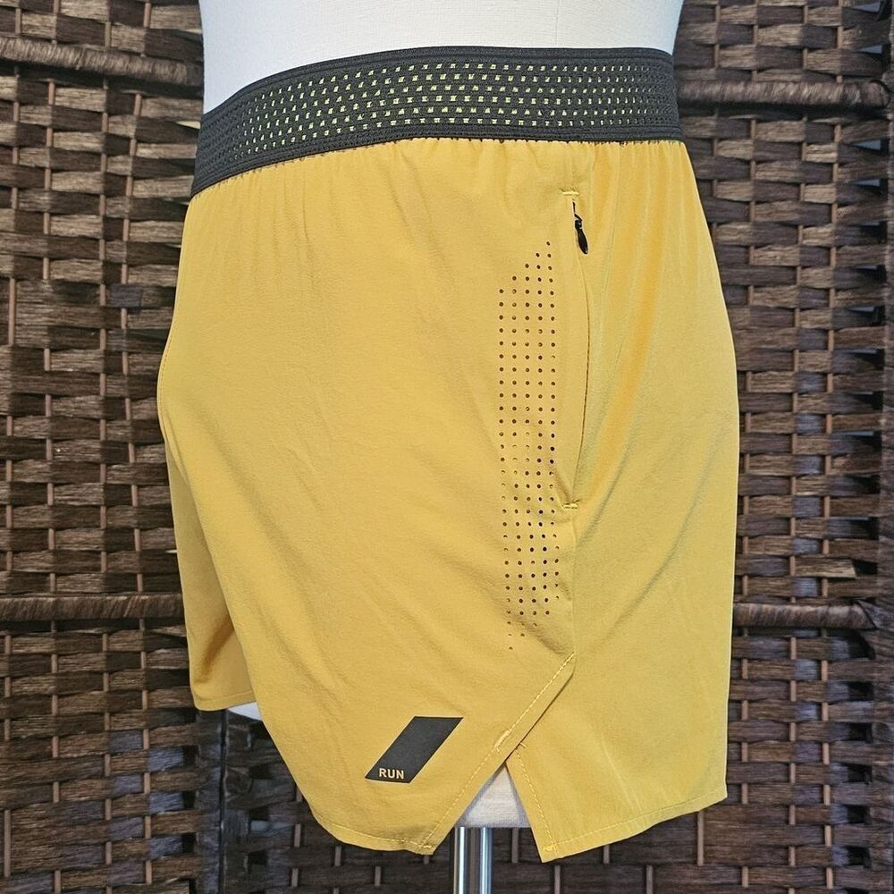 Men's Shorts, Yellow, Size L - Picture 2 of 3